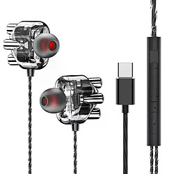 Écouteurs filaires USB-C - Blanc