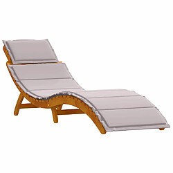 Acheter vidaXL Chaise Longue - Ensemble de 2 Marron, Taupe