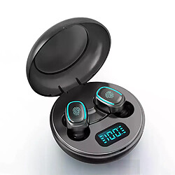 A10 Écouteurs TWS Bluetooth - Noir Écouteurs intra-auriculaires TWS - Bluetooth - Micro et télécommande - Contrôle du volume - Affichage LED de la batterie - Utilisation sport - Sans réduction de bruit active