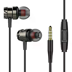 Écouteurs intra-auriculaires filaires G6 - Noir