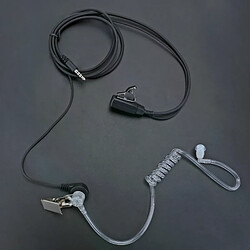 Écouteur kit piéton à tube d'air - Noir