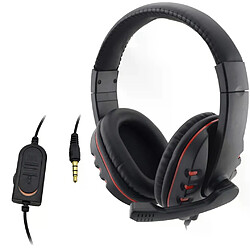 Casque gamer filaire PS4 - Noir