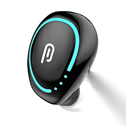 Écouteurs I8 - Noir Écouteurs intra-auriculaires - sans fil Bluetooth - micro - réduction de bruit - pour le sport