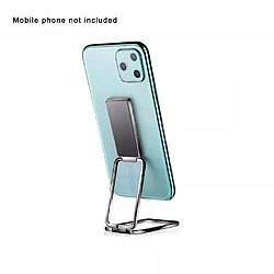 Support Téléphone Portable Pliable avec Boucle à Anneau - Métal Support pliable avec anneau - Ultra-mince - Ajustable - Compatible smartphone et tablette - Métal