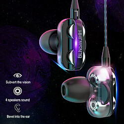 Avis Écouteurs filaires jack 3,5 mm - Noir