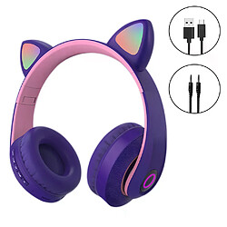Casque arceau oreilles de chat - Noir