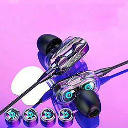 Écouteurs intra-auriculaires filaires - Bleu