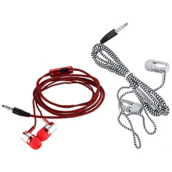 Écouteurs intra-auriculaires filaires - Rouge