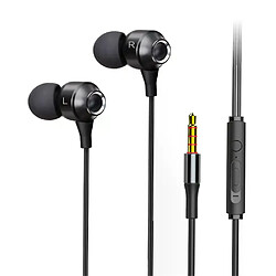 Écouteurs filaires intra-auriculaires - Noir
