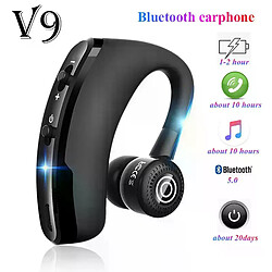 Écouteurs Bluetooth V9 - Noir