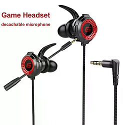 Écouteurs filaires G11-A - Noir