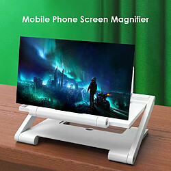 Loupe écran 3D 8 pouces - Support téléphone pliable Amplificateur écran HD - Pour téléphone 4.0-6.0" - Ergonomique