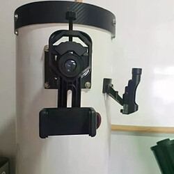 Pince Téléphone Adaptateur Microscope en Aluminium Adaptateur téléphone pour microscopes - Alliage d'aluminium - Prise stable - Rotatif et réglable