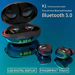 Écouteurs Bluetooth K1 - Noir