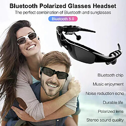 Lunettes audio conduction osseuse Bluetooth - Noir