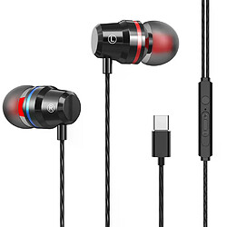 Écouteurs Type C - Noir