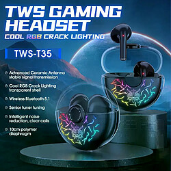 T35 écouteurs sans fil - Noir