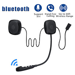 Oreillette Moto Bluetooth - Étanche Oreillettes Moto avec intercom - Bluetooth 4.2 - Anti-interférence - Étanche - Portée 50M
