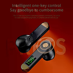 Écouteurs TWS Bluetooth 5.2 - Noir