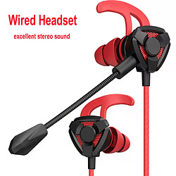 Écouteurs gaming filaires - Rouge