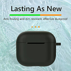 Avis Étui AirPods 3 en silicone - Noir