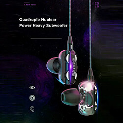 Écouteurs HiFi Super Bass - Noir