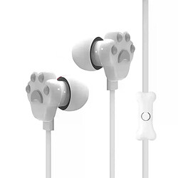 Avis Écouteurs intra-auriculaires avec étui - Blanc