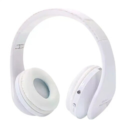 Casque Bluetooth pliable - Blanc