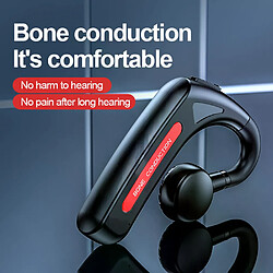 Écouteurs conduction osseuse Bluetooth - Noir