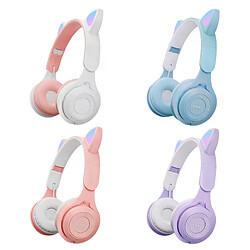Écouteurs Bluetooth pliables - Rose