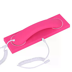 Combiné téléphonique rétro filaire - Noir