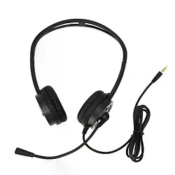 Casque centre d’appel 3,5 mm - Noir