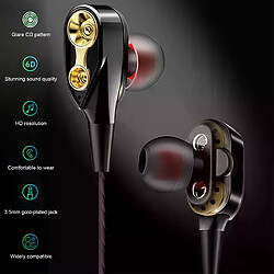 Écouteurs intra-auriculaires filaires - Noir