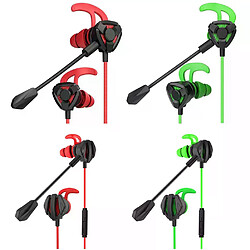 Écouteurs gaming filaires - Noir