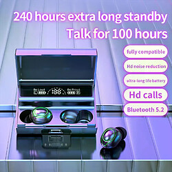 Écouteurs TWS Bluetooth 5.2 - Noir