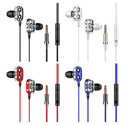 Écouteurs filaires A4 - Noir