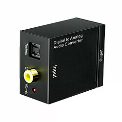 Convertisseur Toslink Audio - Optique Vers RCA