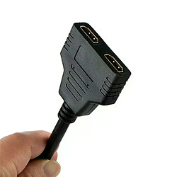 Convertisseur HDMI Mâle vers 2 Femelles