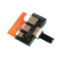 Lecteur de carte SIM multi-sim - 4 slots Adaptateur de carte SIM 4 en 1 - Interrupteurs indépendants - Compatible iOS et Android