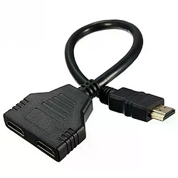 Convertisseur HDMI Mâle vers 2 Femelles