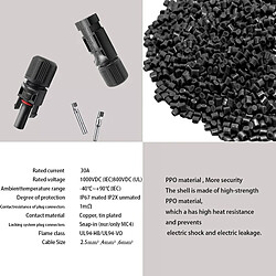 Avis Connecteur photovoltaïque Y pour panneau solaire