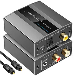 Convertisseur Audio RCA vers Optique - Coaxial Toslink