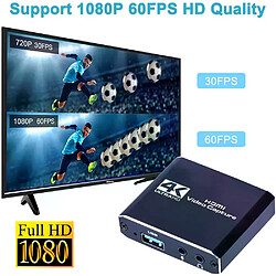 Avis Carte d'acquisition vidéo 4K USB 3.0