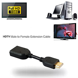 Adaptateur d'extension HDMI plaqué or