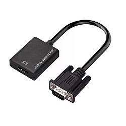 Adaptateur VGA à HDMI - 1080P avec Audio