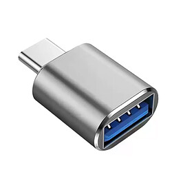 USB Type C Adaptateur OTG USB 3.0 Compatible périphériques USB - Transfert rapide 5Gbps - Corps en aluminium durable - Compact