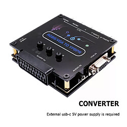 Convertisseur Console jeu RGBS VGA SCART à YPBPR couleurs vidéo