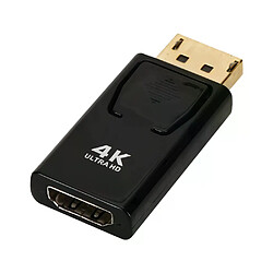 Convertisseur DP vers HDMI - Adaptateur audio vidéo 4K