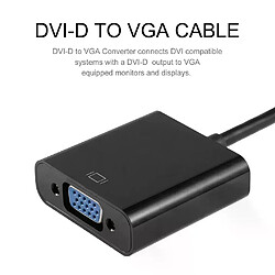 Adaptateur Actif DVI-D vers VGA, Câble 1080P