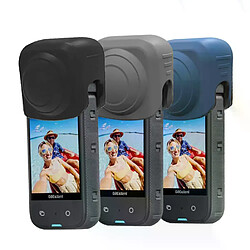 Insta360 X3 - Couvercle en Silicone Accessoire pour caméra panoramique - Coupe de haute précision - Noir, gris, bleu